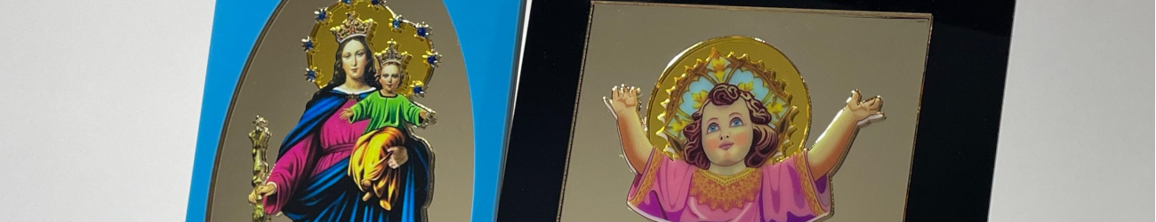 Maria auxiliadora y Divino niño